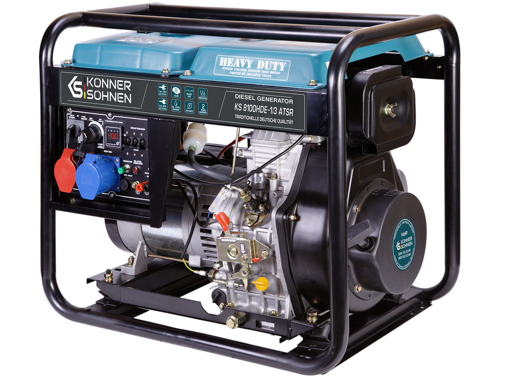 مولد ديزل "Könner & Söhnen" KS 8100HDE-1/3 ATSR (EURO V)